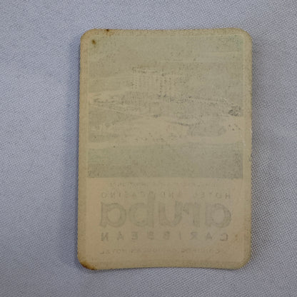 Vintage Hotel Travel Label Aruba Caribbean Hotel and Casino