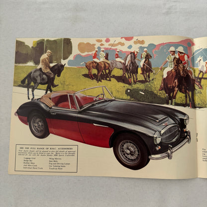 Austin Healey 3000 MK III Sports Convertible Car Sales Brochure Catalog