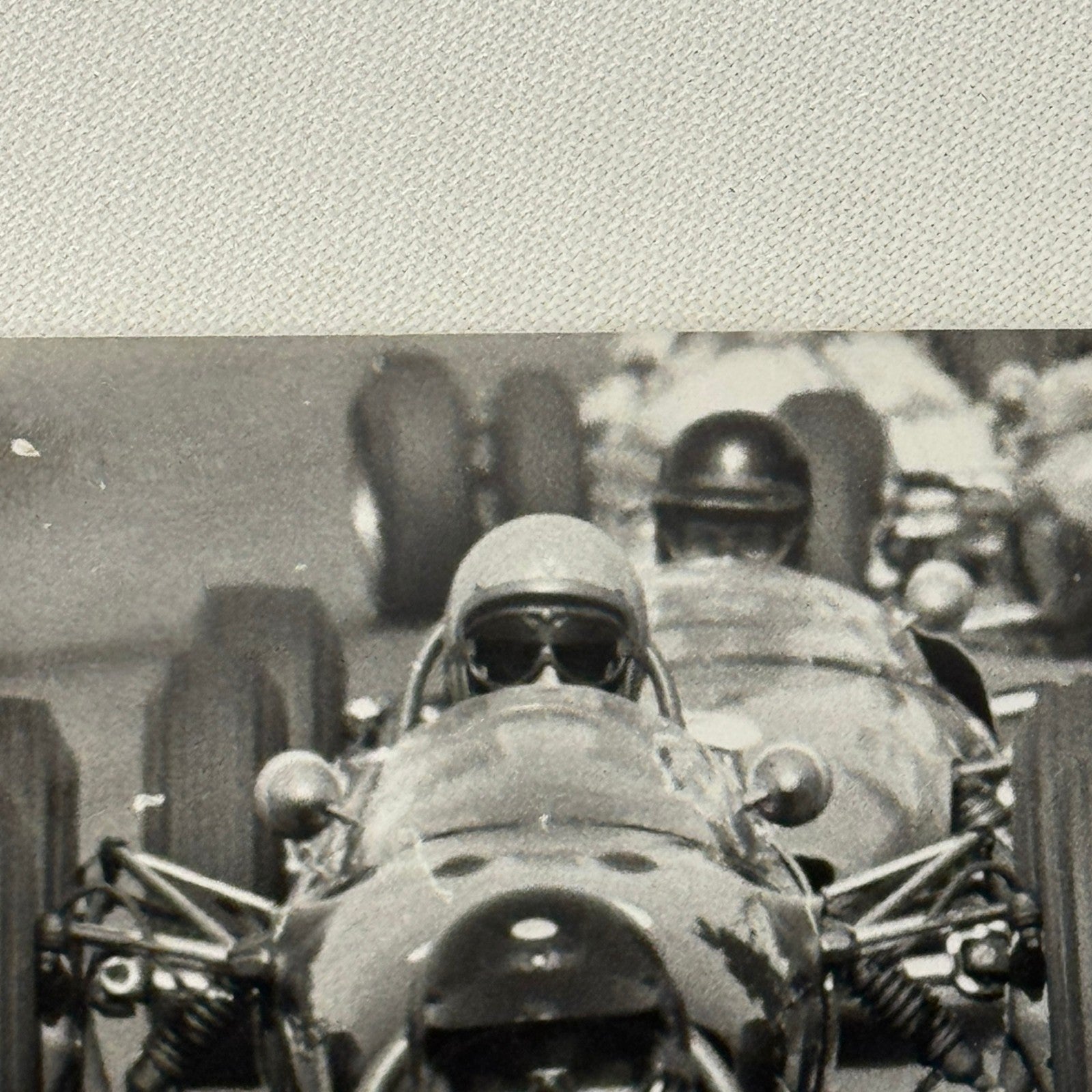 Vintage Racing Photo Photograph Unidentified Cars Lynton Money Print