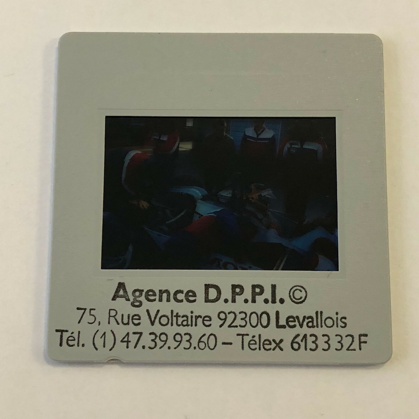 1982 Thierry Boutsen Spirit Honda Racing DPPI 35MM Press Photo Slide