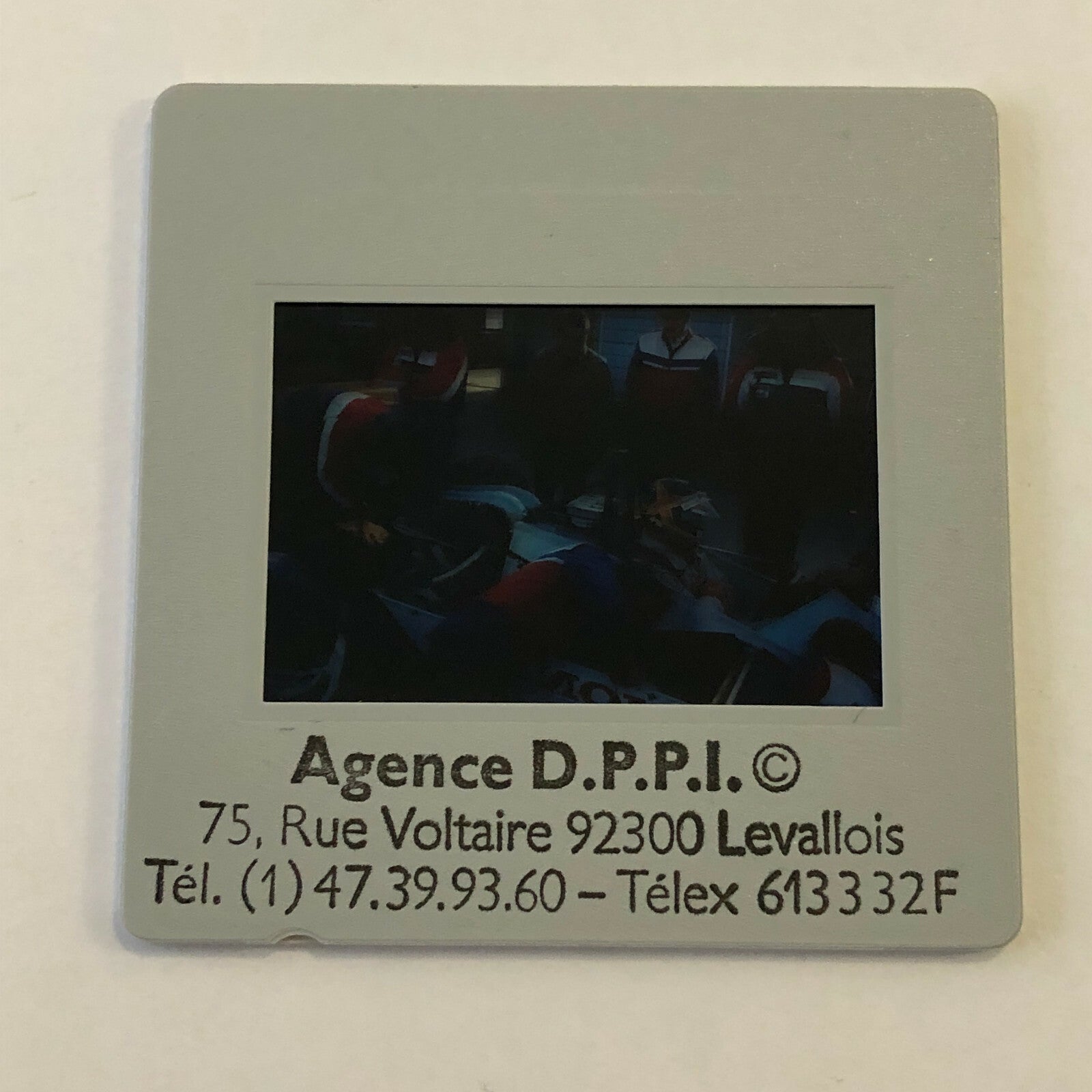 1982 Thierry Boutsen Spirit Honda Racing DPPI 35MM Press Photo Slide