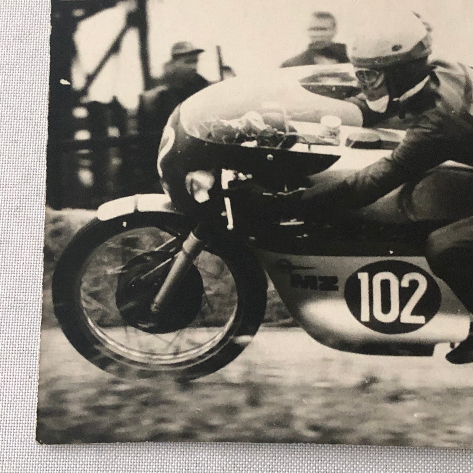 Vintage Motorcycle Racing Photo Photograph Print Germany