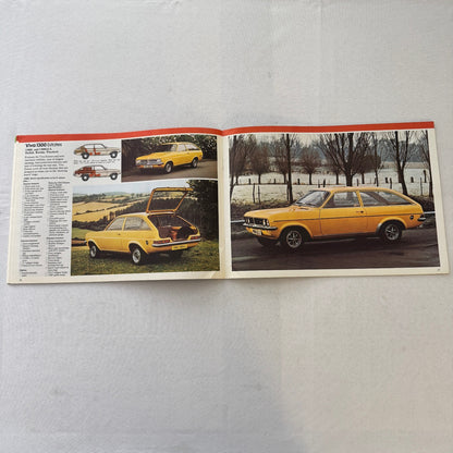 1978 Vauxhall Car Sales Brochure Catalog Chevette Viva Cavalier VX Series UK