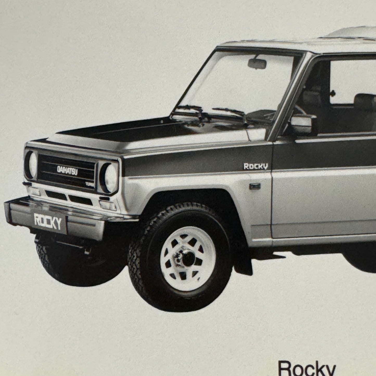 Daihatsu Rocky Photo Factory Press Photograph Print SUV Truck