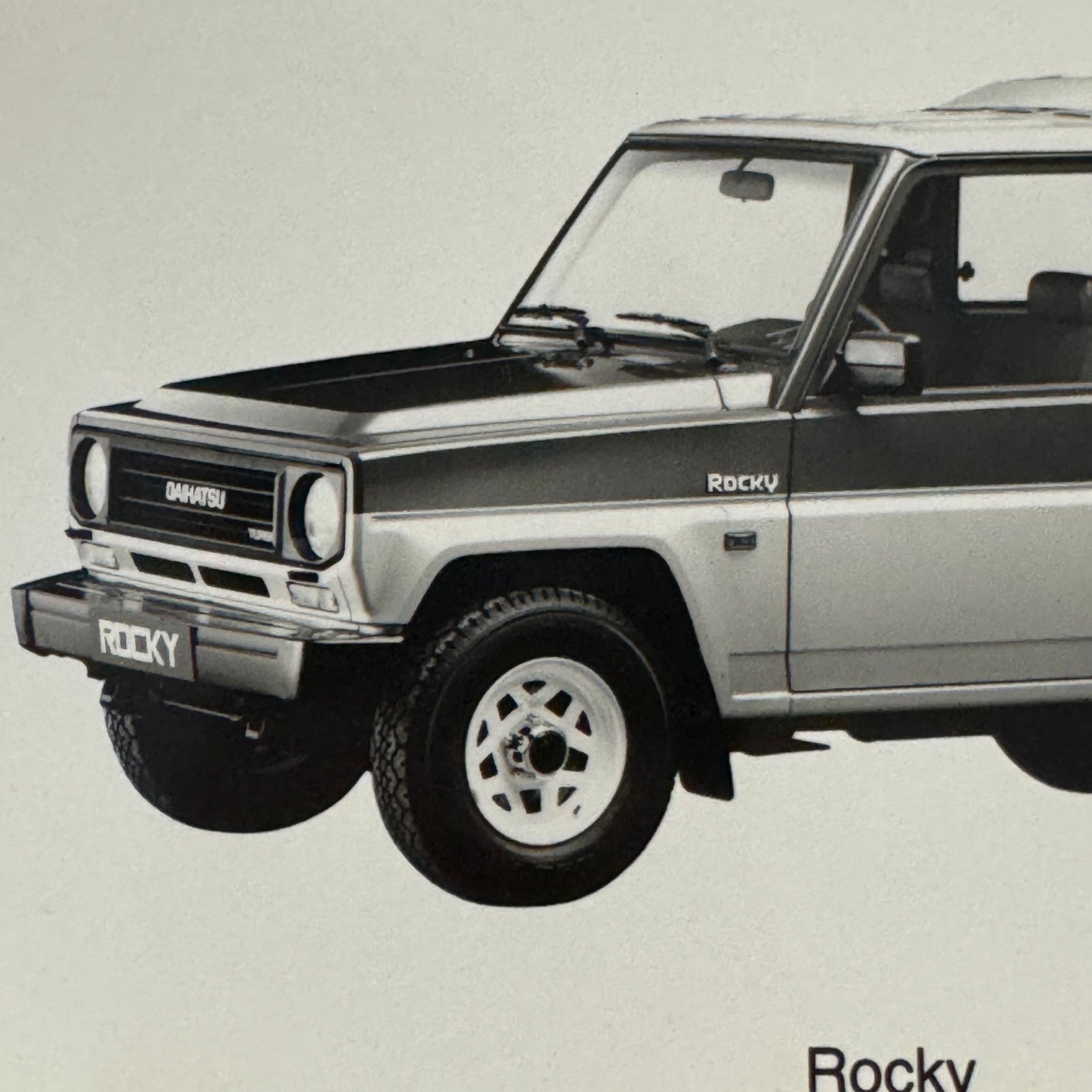 Daihatsu Rocky Photo Factory Press Photograph Print SUV Truck
