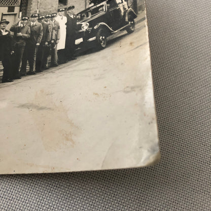 Vintage Photo Photograph Snapshot Men Cars Automobiles Germany + AL22SM2