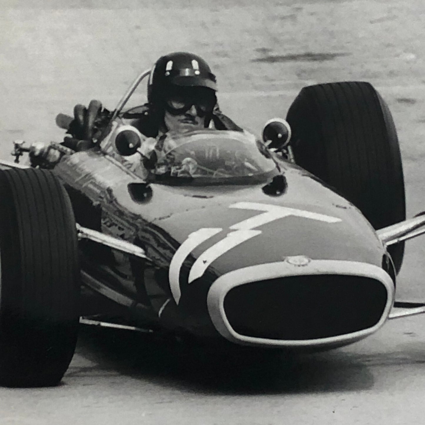 Vintage Racing Car Press Photo Photograph BRM Car Monaco Grand Prix 1966