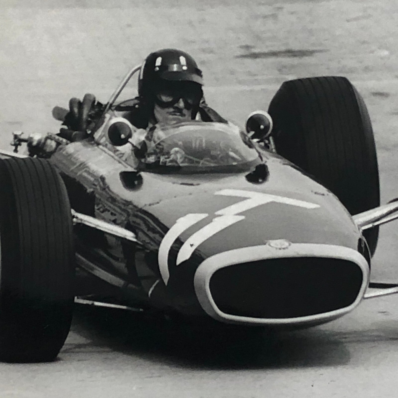 Vintage Racing Car Press Photo Photograph BRM Car Monaco Grand Prix 1966
