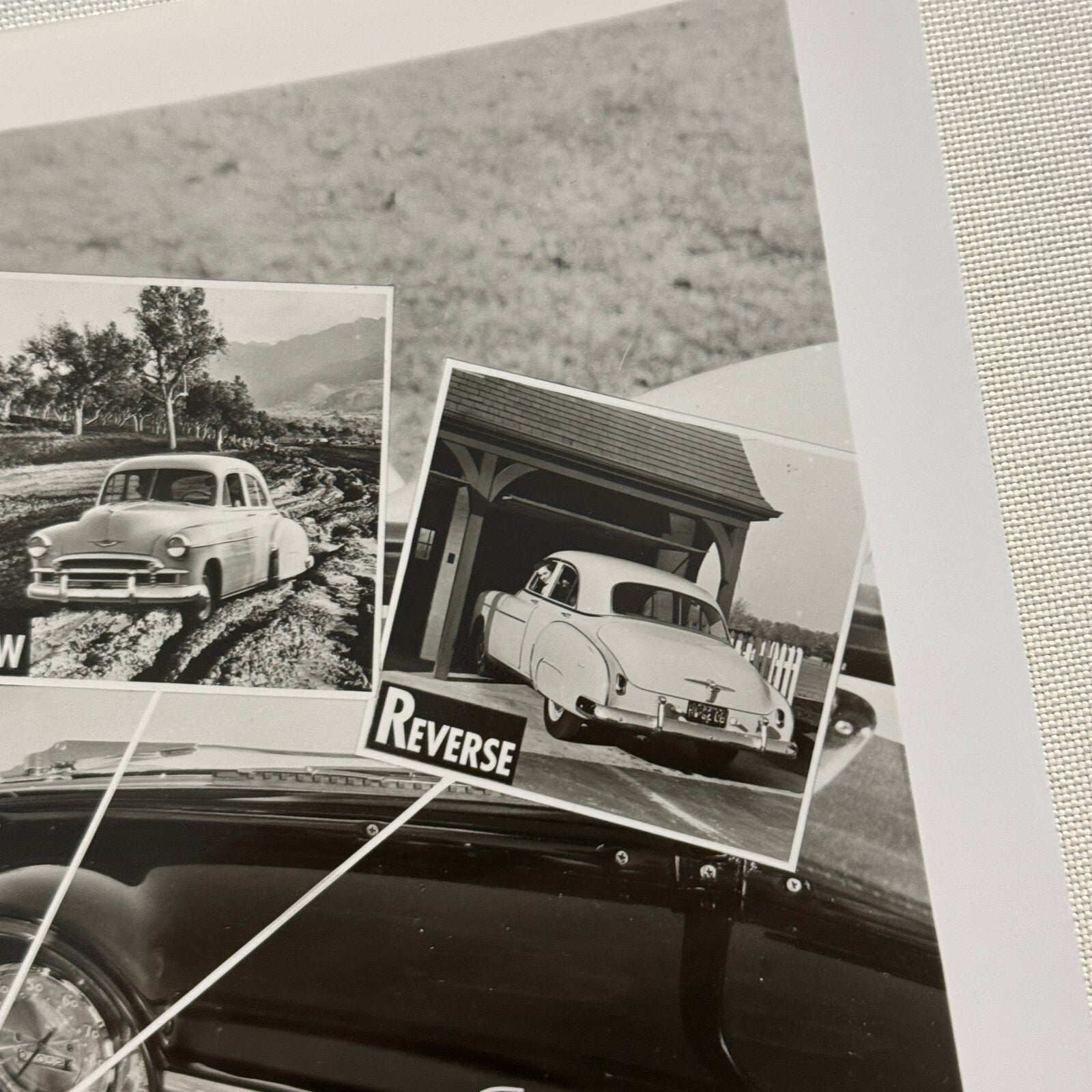 1950 Chevrolet Powerglide Driving Control Factory Press Photo Photograph Vintage