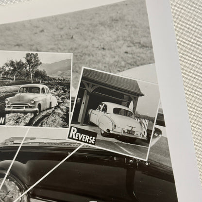 1950 Chevrolet Powerglide Driving Control Factory Press Photo Photograph Vintage
