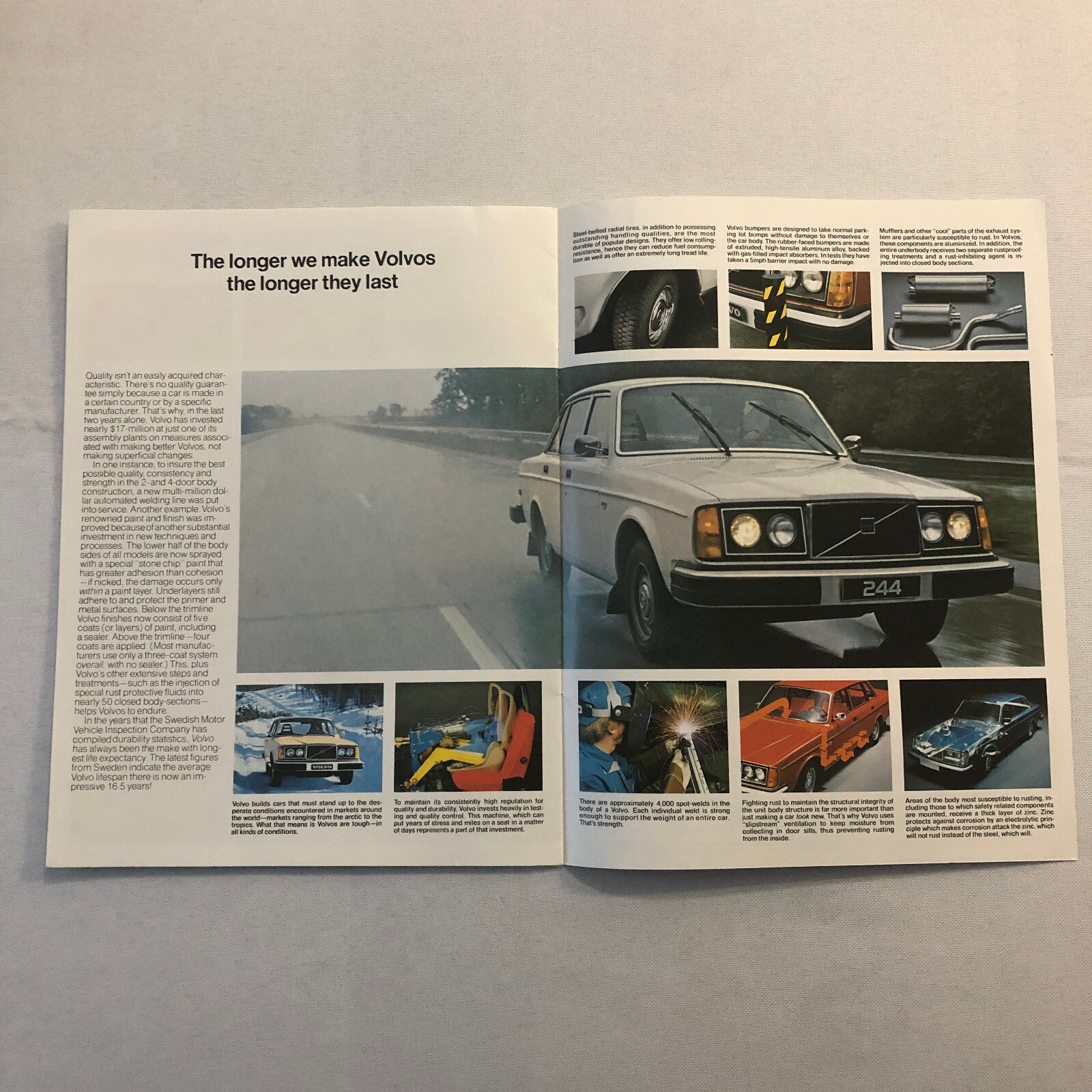 1978 Volvo Sales Brochure Catalog 262C 260 240 Series 242 GT
