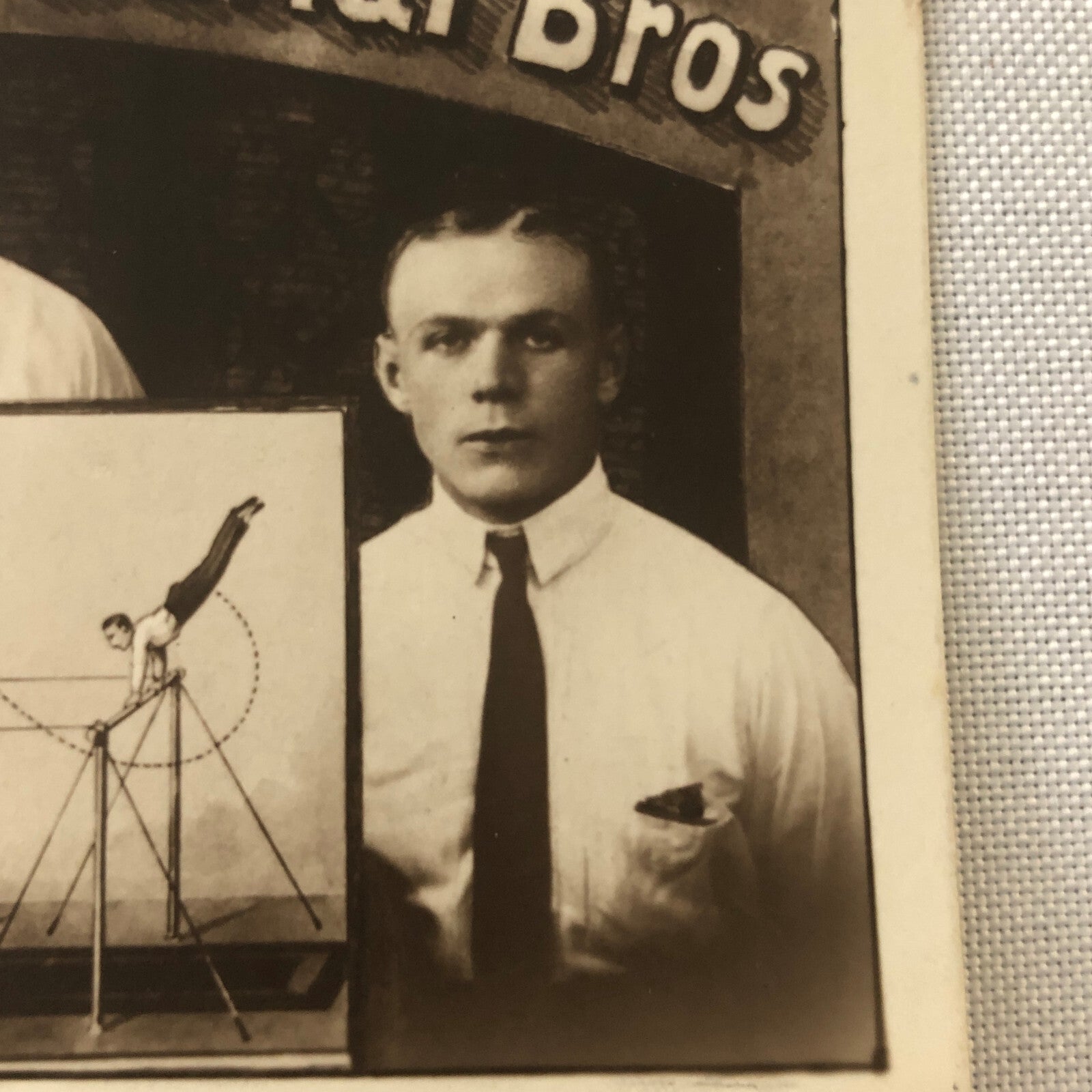 Circus Acrobat Performer Act Postcard Post Card Vintage 3 Barlay Brothers