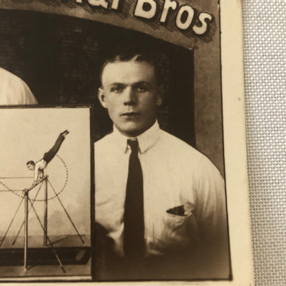 Circus Acrobat Performer Act Postcard Post Card Vintage 3 Barlay Brothers