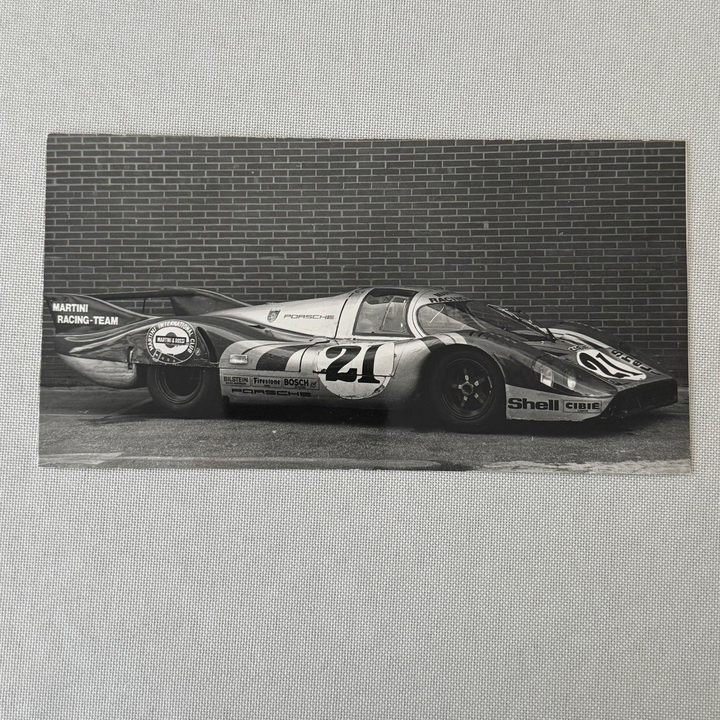 Porsche 917 Martini Racing Car Photo Photograph Print Vintage