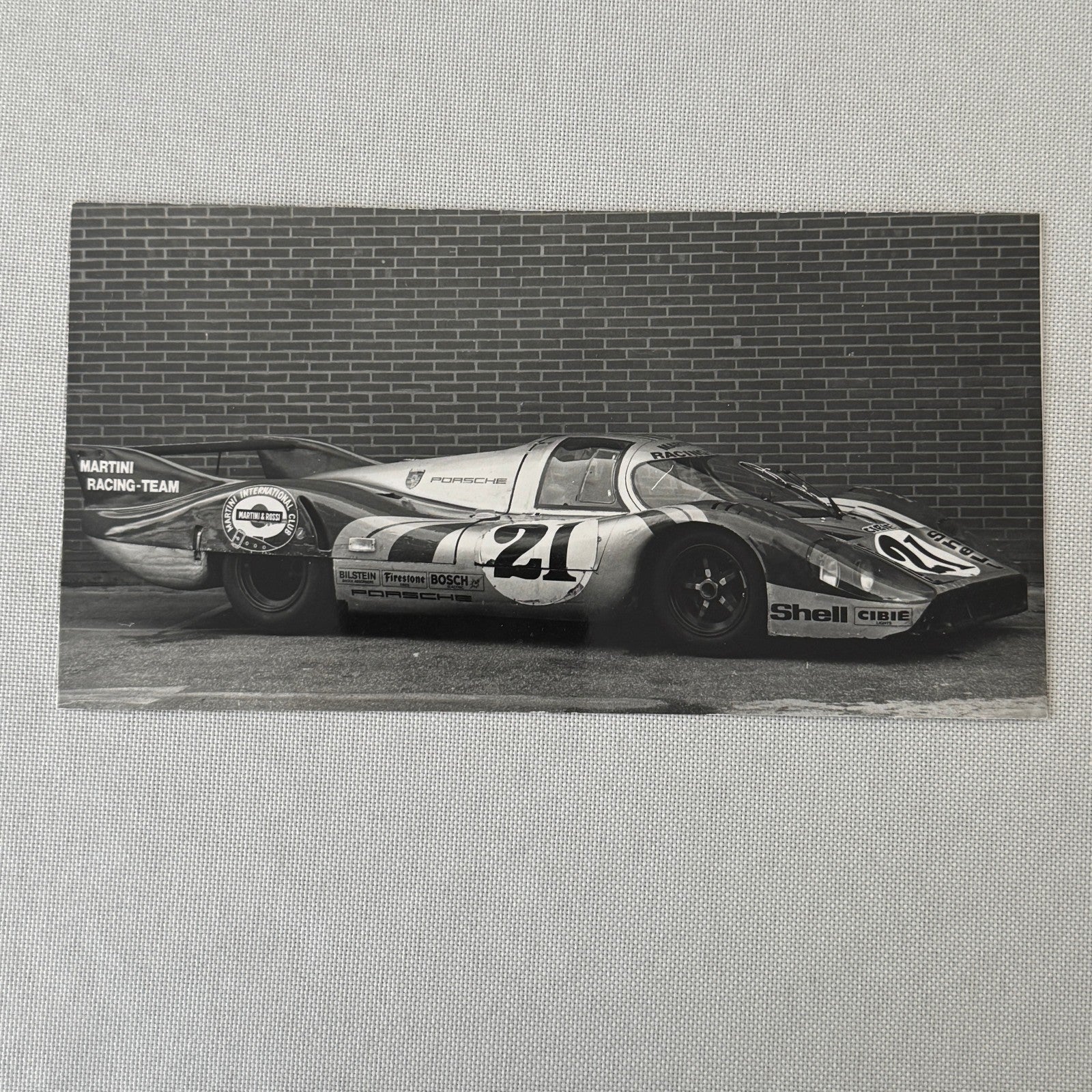 Porsche 917 Martini Racing Car Photo Photograph Print Vintage