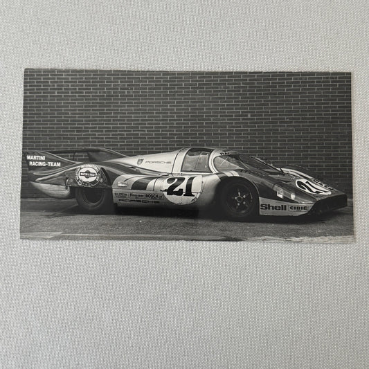 Porsche 917 Martini Racing Car Photo Photograph Print Vintage