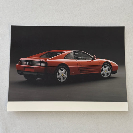 Ferrari 348 Car Factory Press Photo Photograph Print
