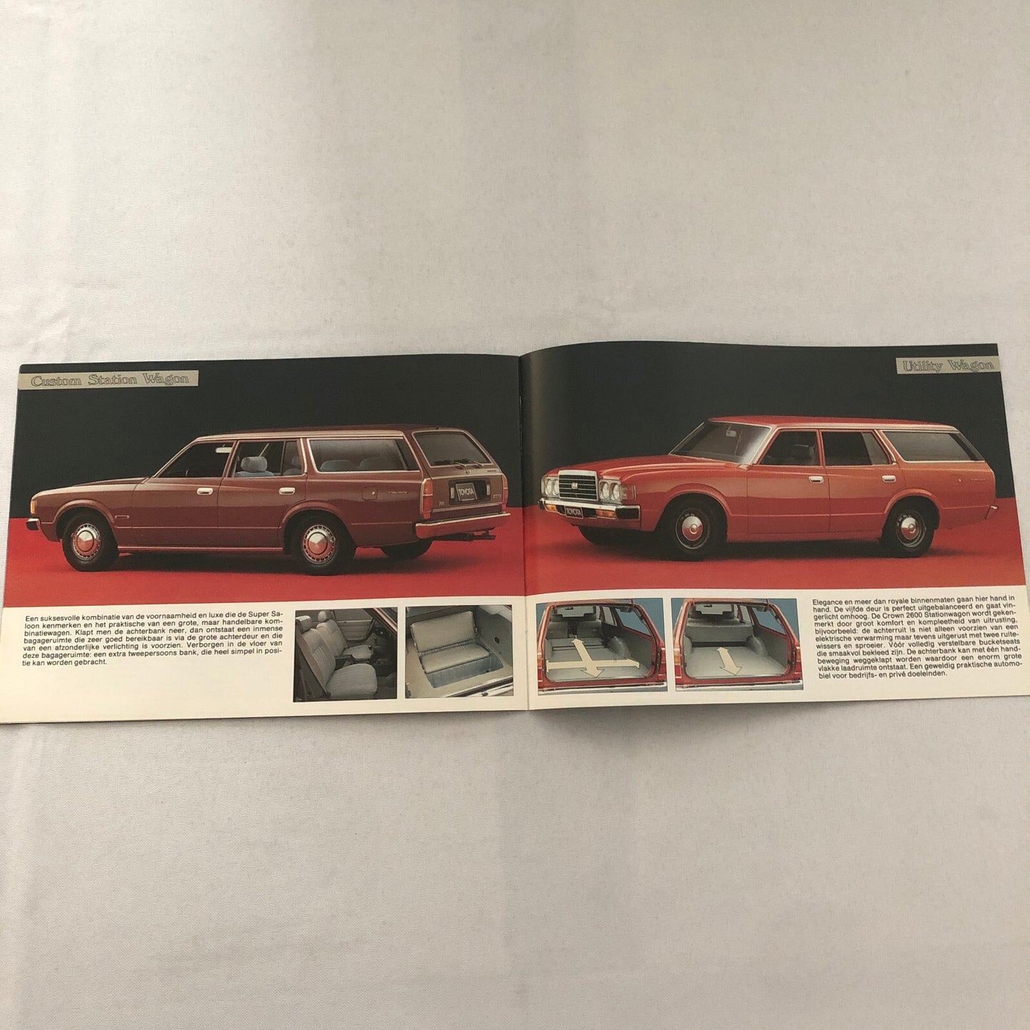 Vintage Toyota Crown Car Sales Brochure Catalog GERMAN TEXT European 2000 2600