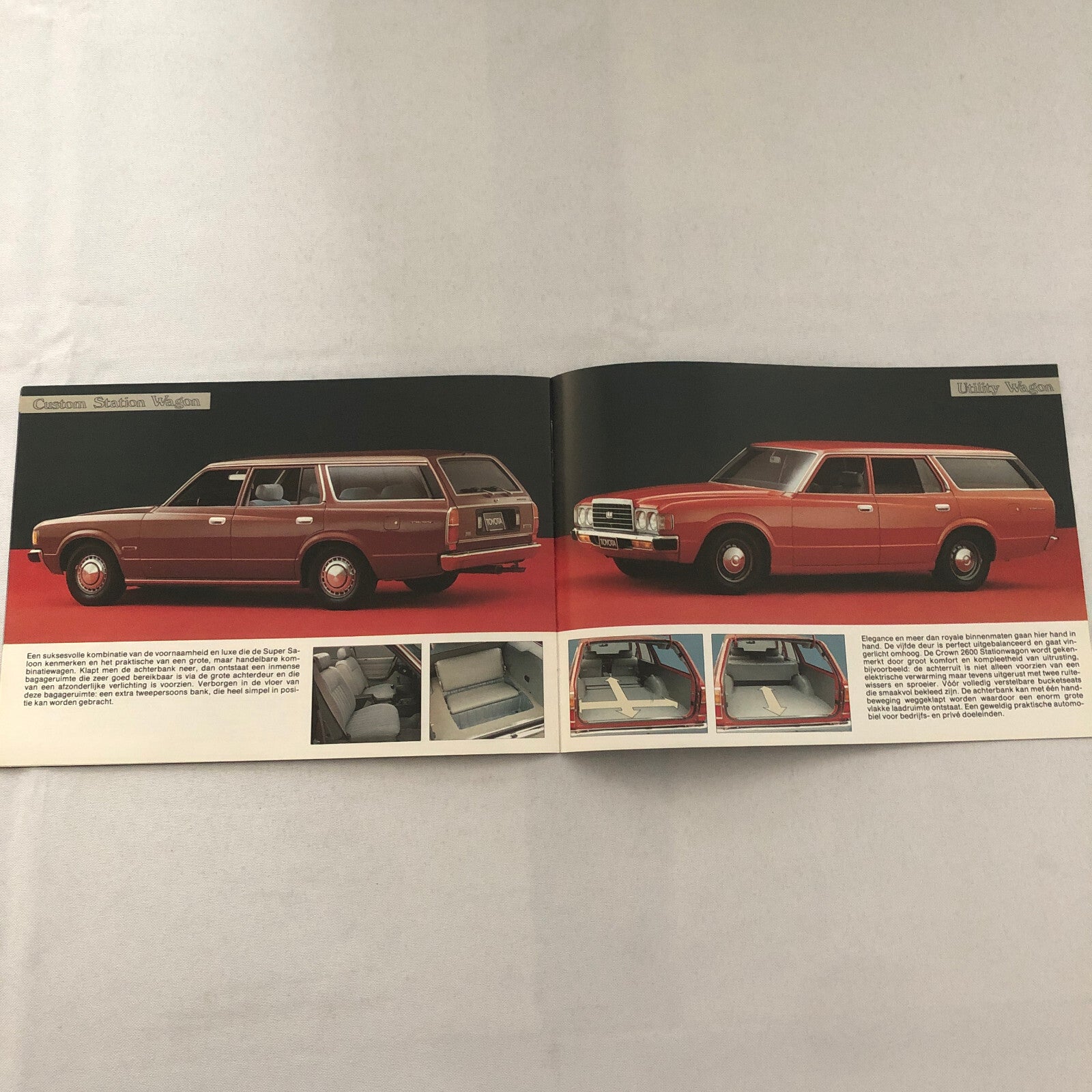 Vintage Toyota Crown Car Sales Brochure Catalog GERMAN TEXT European 2000 2600