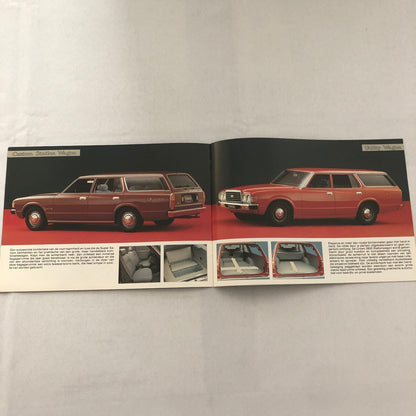 Vintage Toyota Crown Car Sales Brochure Catalog GERMAN TEXT European 2000 2600