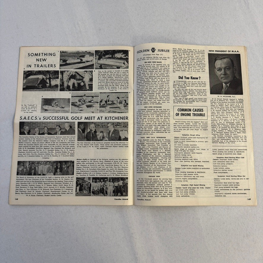 1955 Canadian Motorist Magazine General Motors Parade of Progress Futureliner +