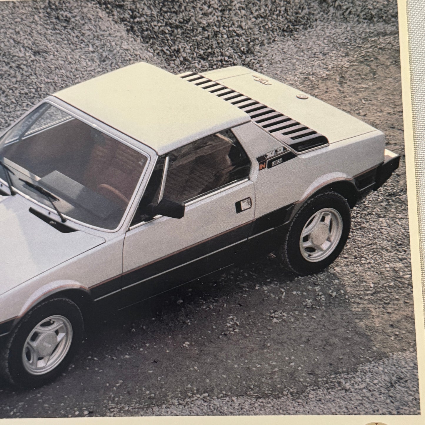 Bertone Fiat X1/9 Car Sales Sheet Brochure Advertising Fiat X19