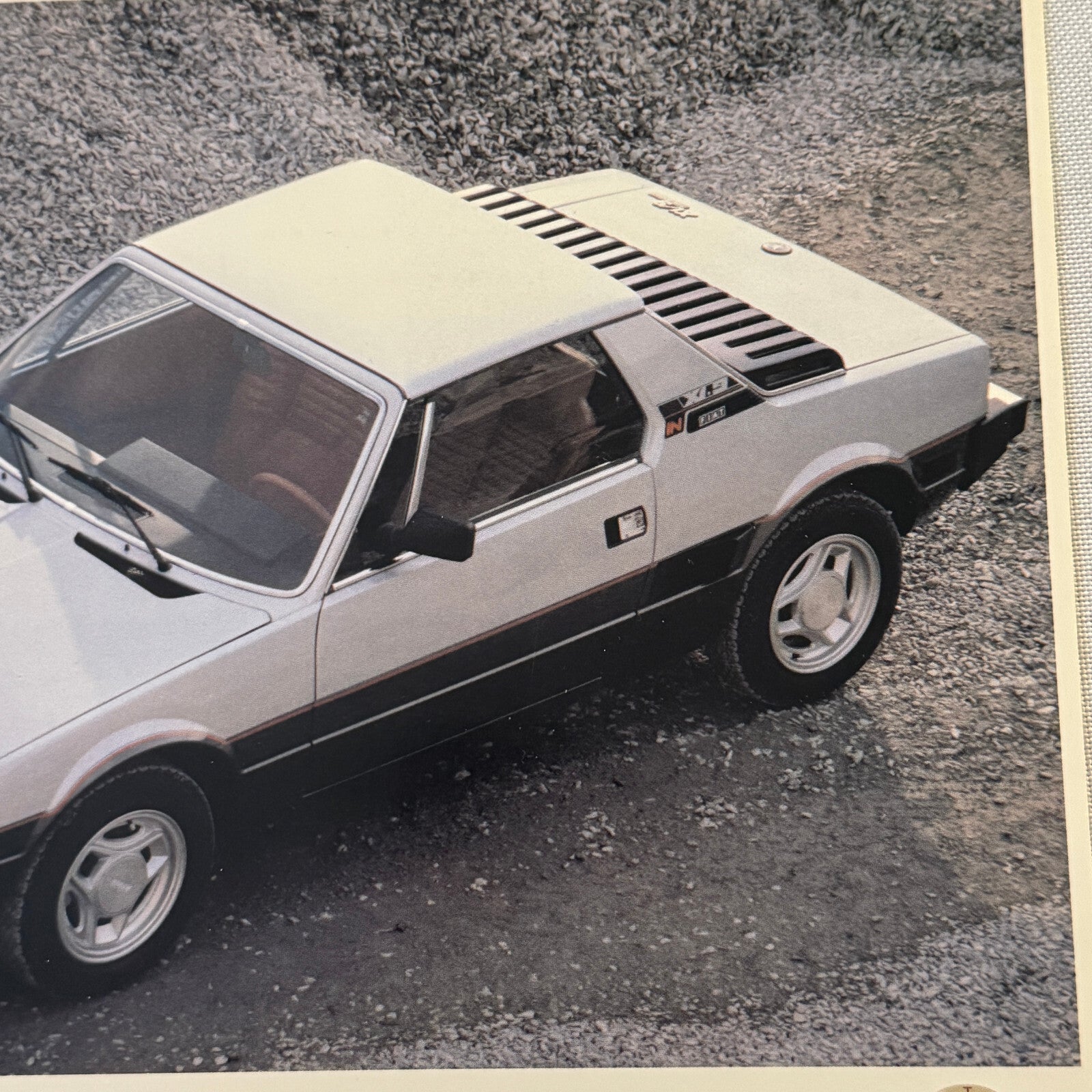 Bertone Fiat X1/9 Car Sales Sheet Brochure Advertising Fiat X19