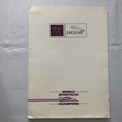 1989 Jaguar Silk Cut Racing Car Team Press Kit Photos + FRENCH LANGUAGE