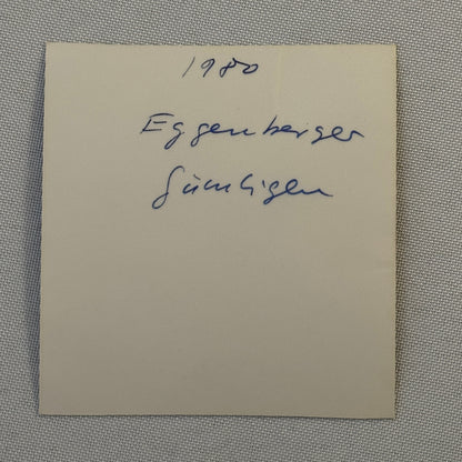 Vintage Photo Photograph Man Working on Car Porsche 1980