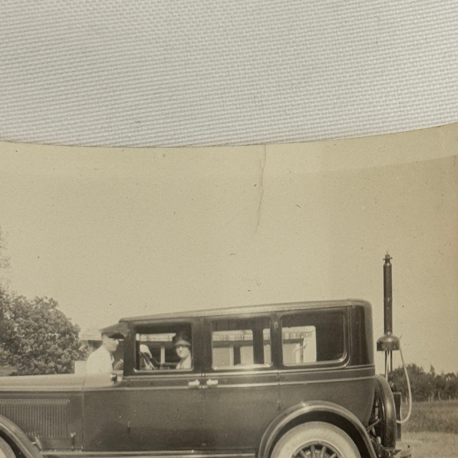Vintage Automobile Photo Photograph Print Snapshot Women in Car