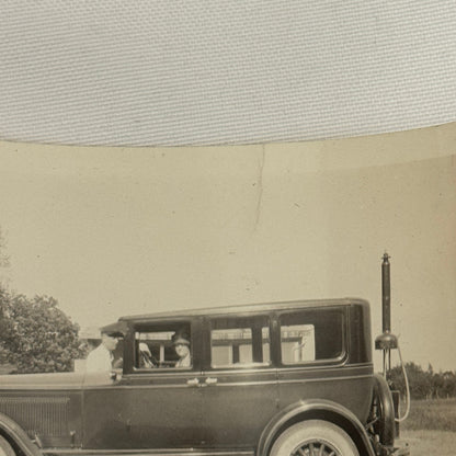Vintage Automobile Photo Photograph Print Snapshot Women in Car