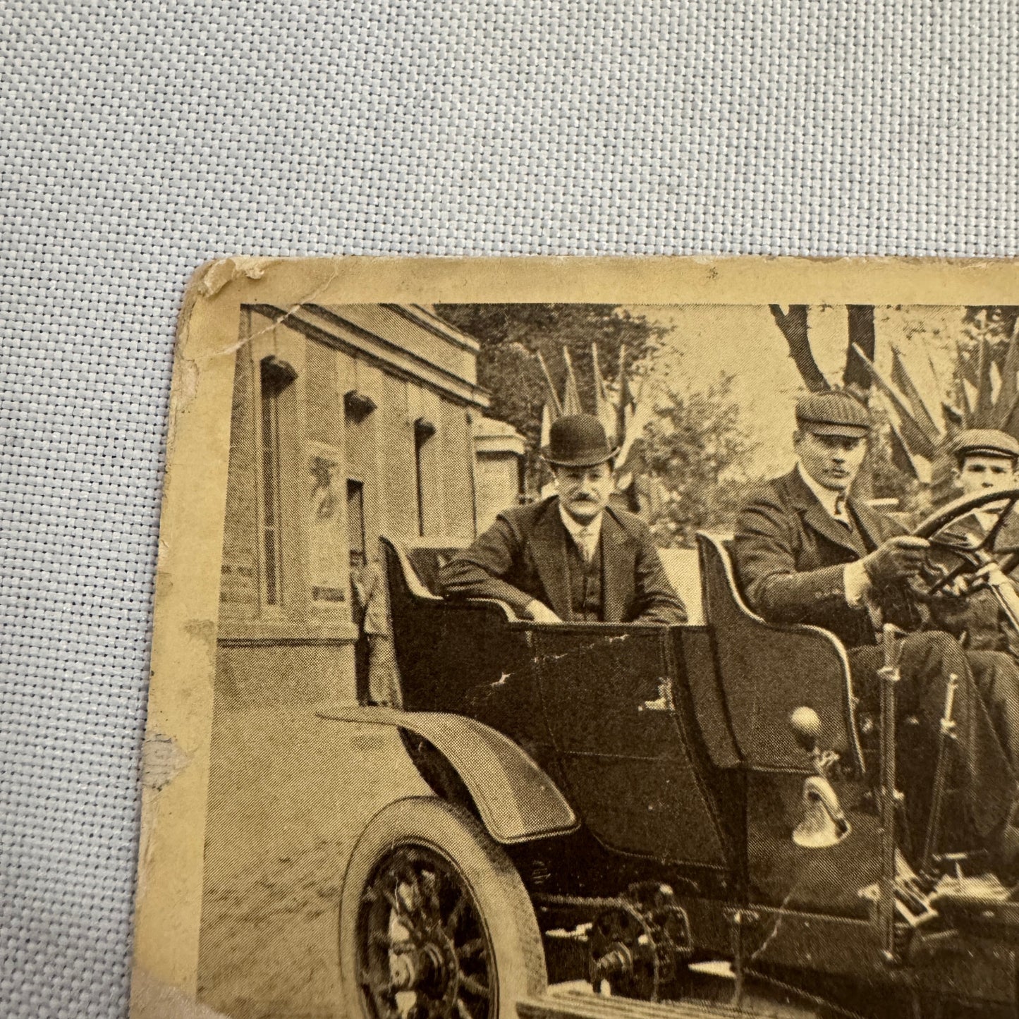 Vintage Car Automobile Postcard Post Card European AE