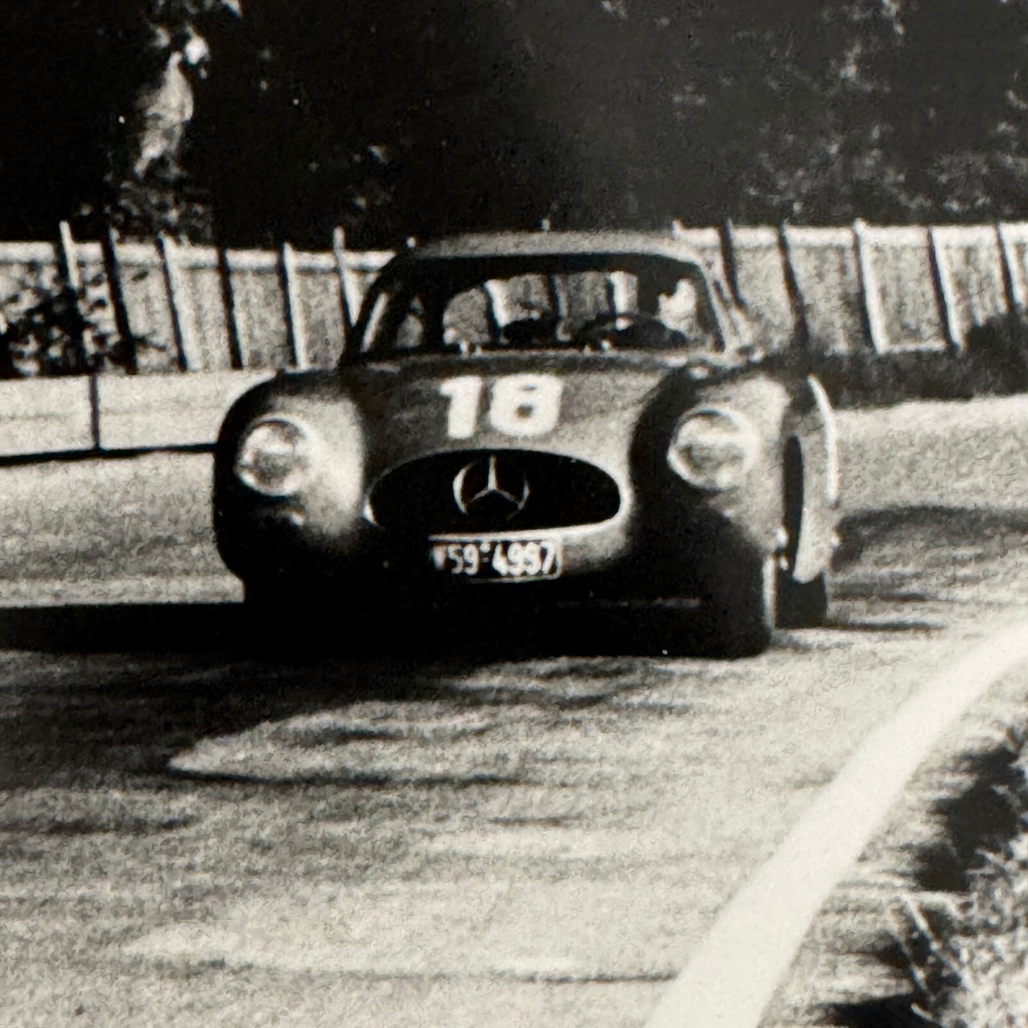 Mercedes Benz 300 SL Racing Car Photo Photograph Karl Kling 1952
