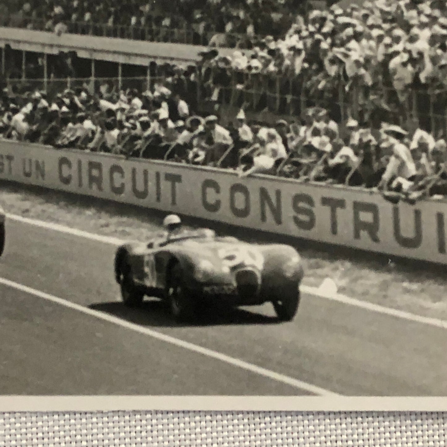 1952 Reims Racing Photo Photograph Print Stirling Moss Jaguar C Type + 