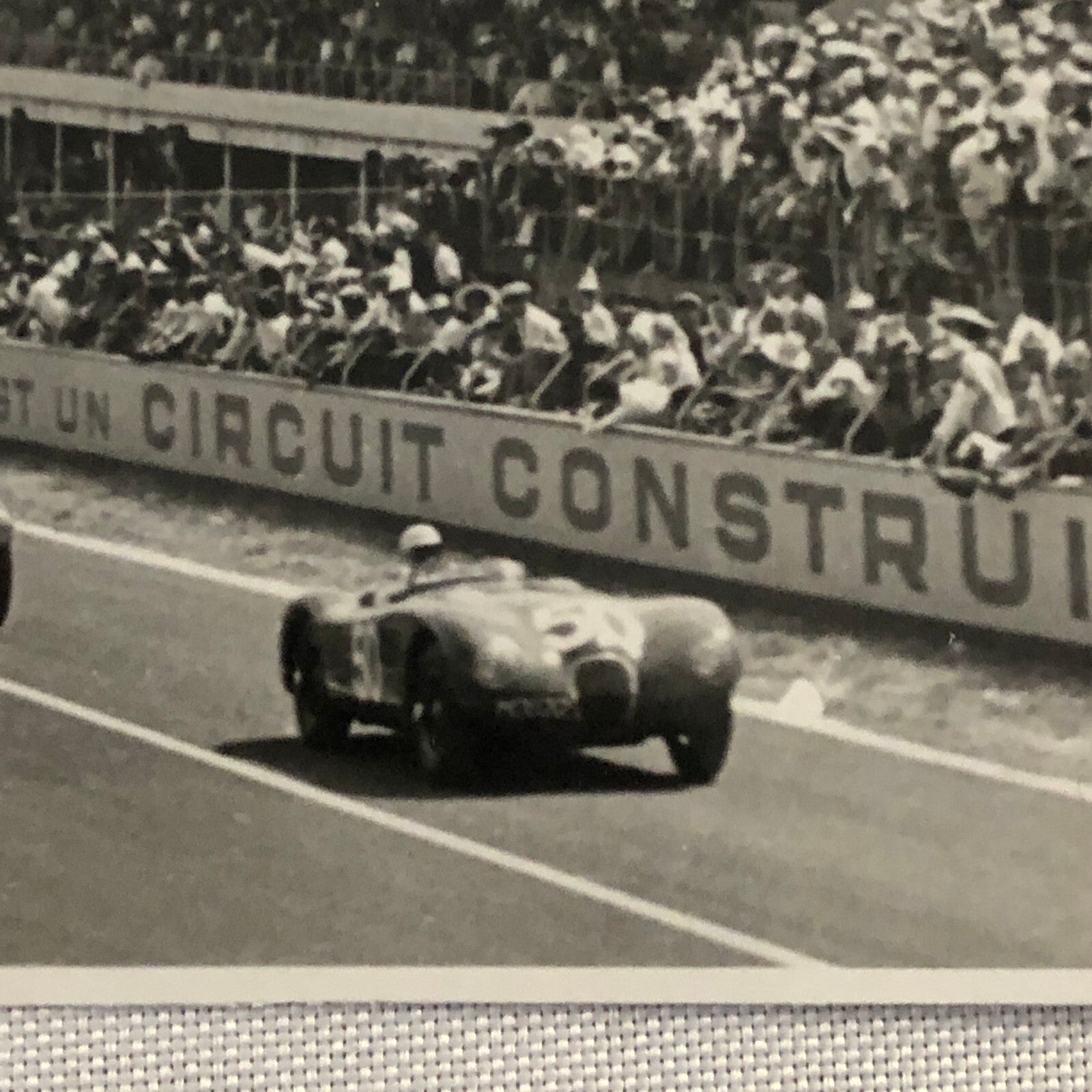 1952 Reims Racing Photo Photograph Print Stirling Moss Jaguar C Type + 