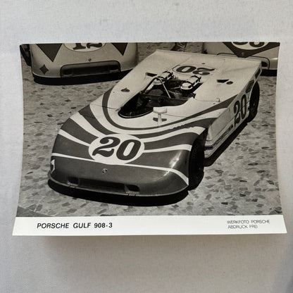 Porsche  Gulf 908-3 Factory Press Photo Photograph Print
