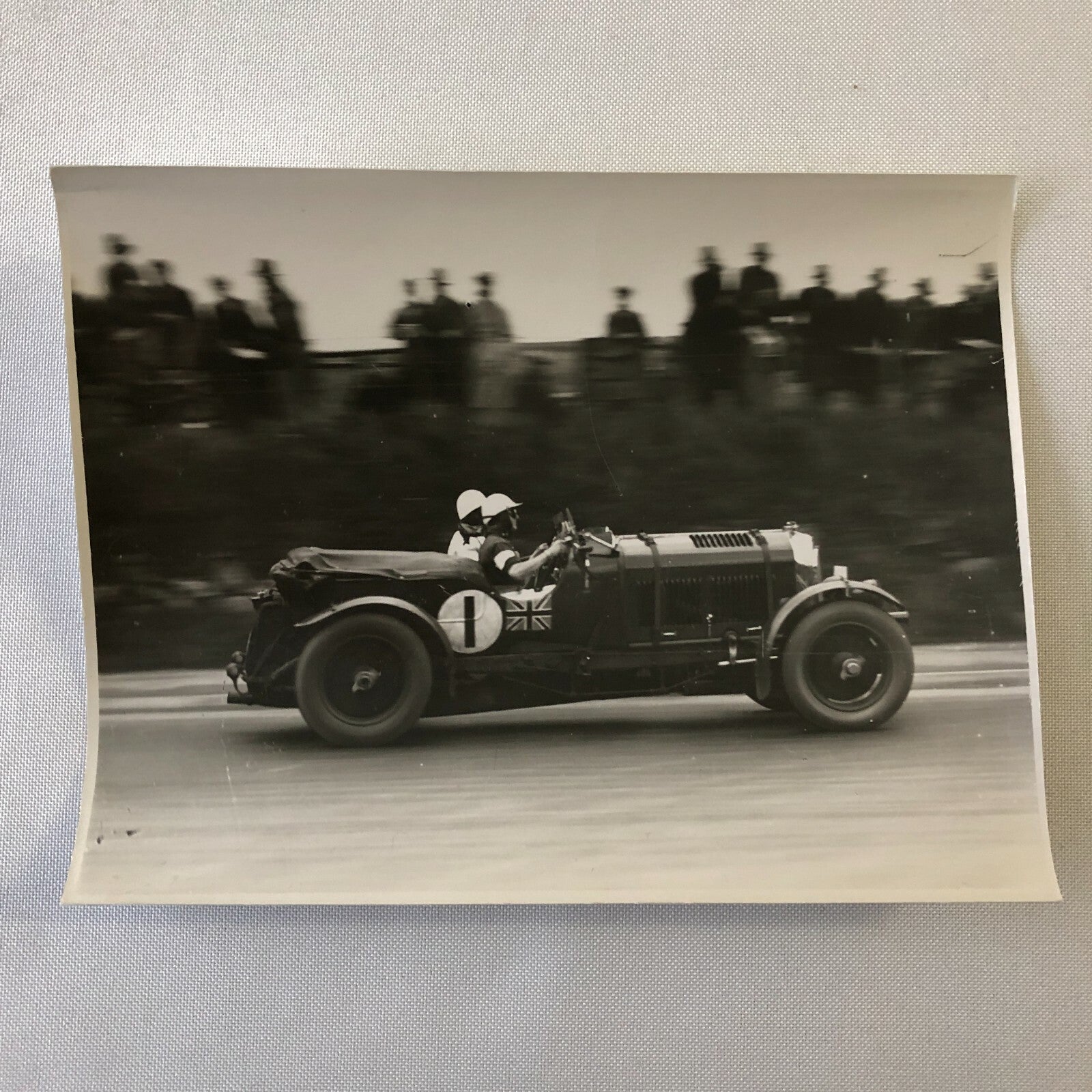 Vintage Racing Car Photo Photograph Print - Bentley Car ? 