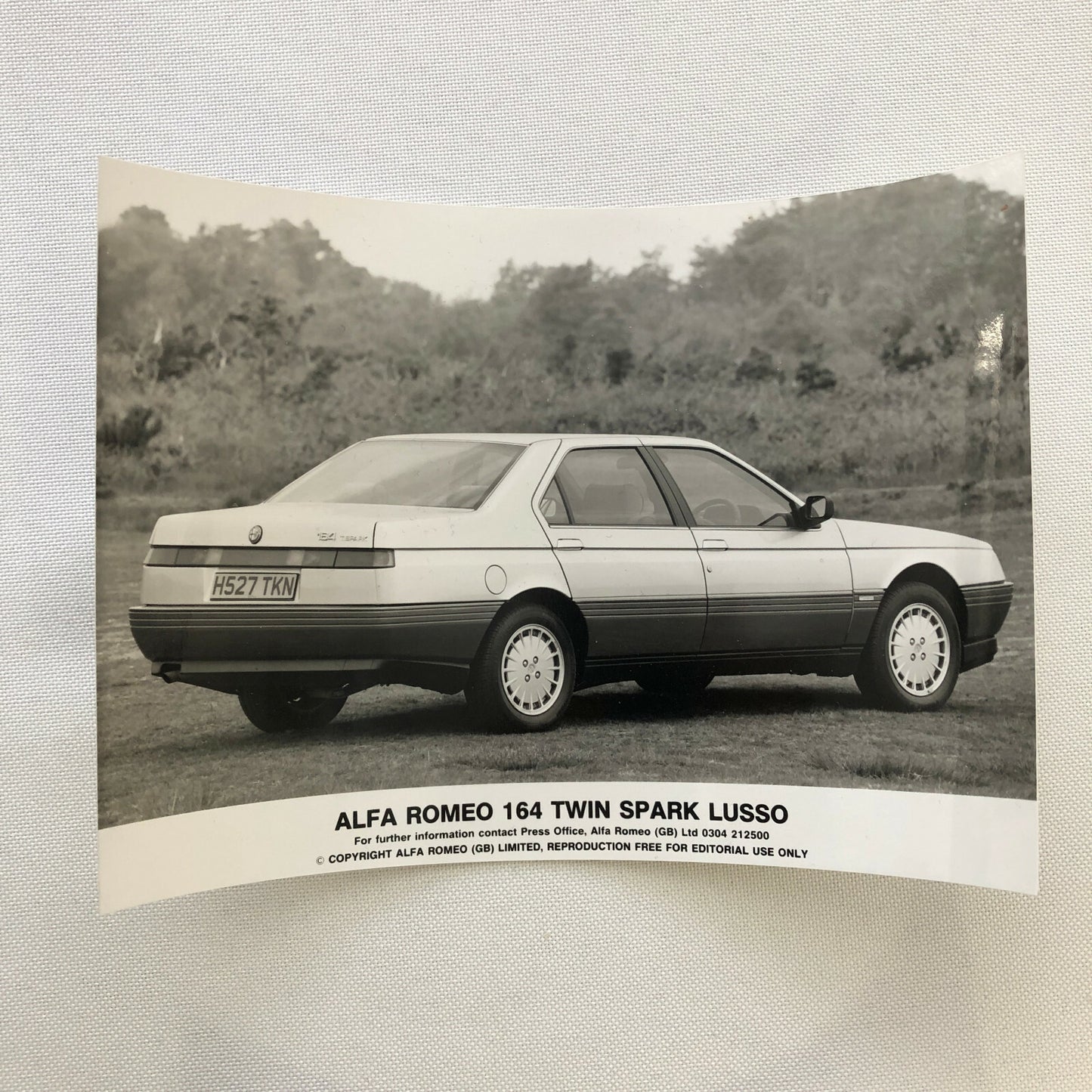 Alfa Romeo 164 Twin Spark Lusso Factory Press Photo Photograph Lot of 4