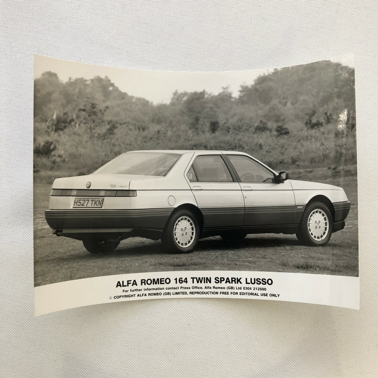 Alfa Romeo 164 Twin Spark Lusso Factory Press Photo Photograph Lot of 4