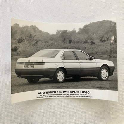 Alfa Romeo 164 Twin Spark Lusso Factory Press Photo Photograph Lot of 4