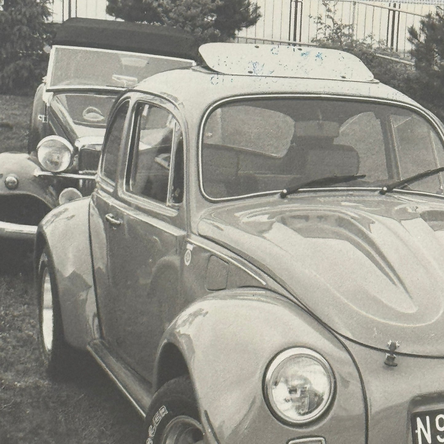 Custom Volkswagen Beetle Photo Photograph Print VW Bug Tuner Car Body Kit
