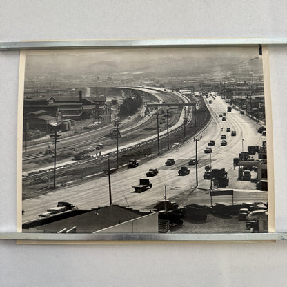 Vintage Cars on California Highway Photo Photograph Print Associated Press