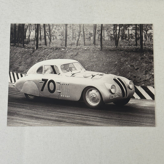 1940 BMW 328 Racing Car Factory Press Photo Photograph Modern Print