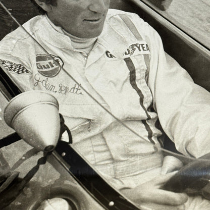 Vintage Racing Photo 1968 Jochen Rindt Racing Driver Motorsport