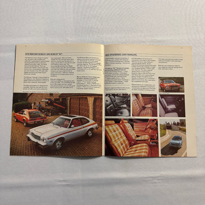 1978 Mercury Bobcat Car Sales Brochure Catalog Special SC Station Wagon Vintage