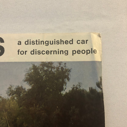 Vintage Volvo 122 S Car Automobile Sales Sheet Brochure Advertising