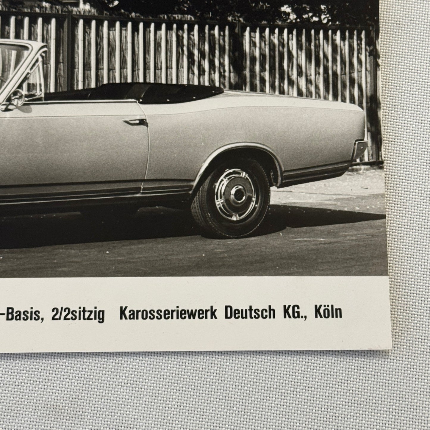 Opel Commodore Convertible Photo Sport Cabriolet Car Automobile German 1968