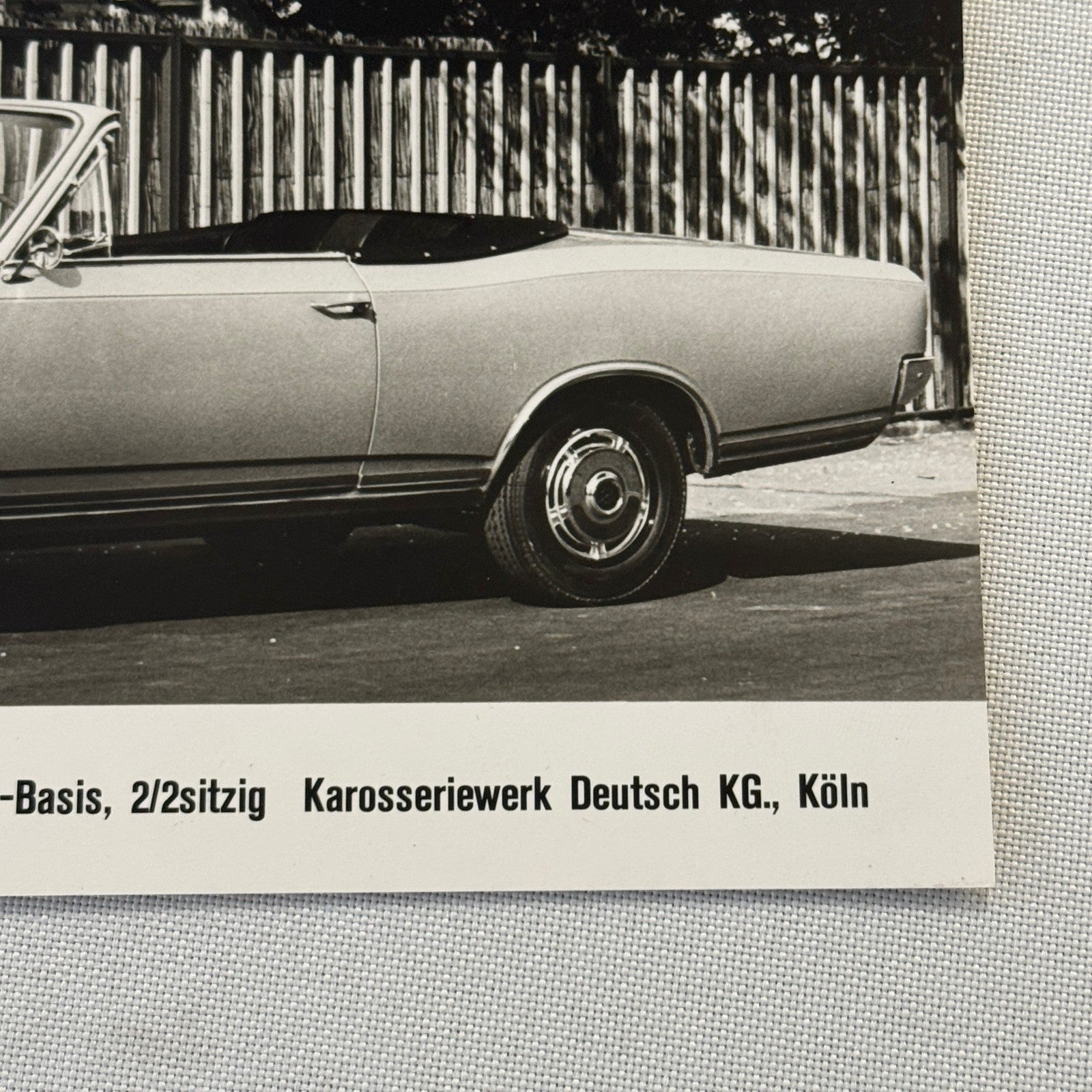 Opel Commodore Convertible Photo Sport Cabriolet Car Automobile German 1968