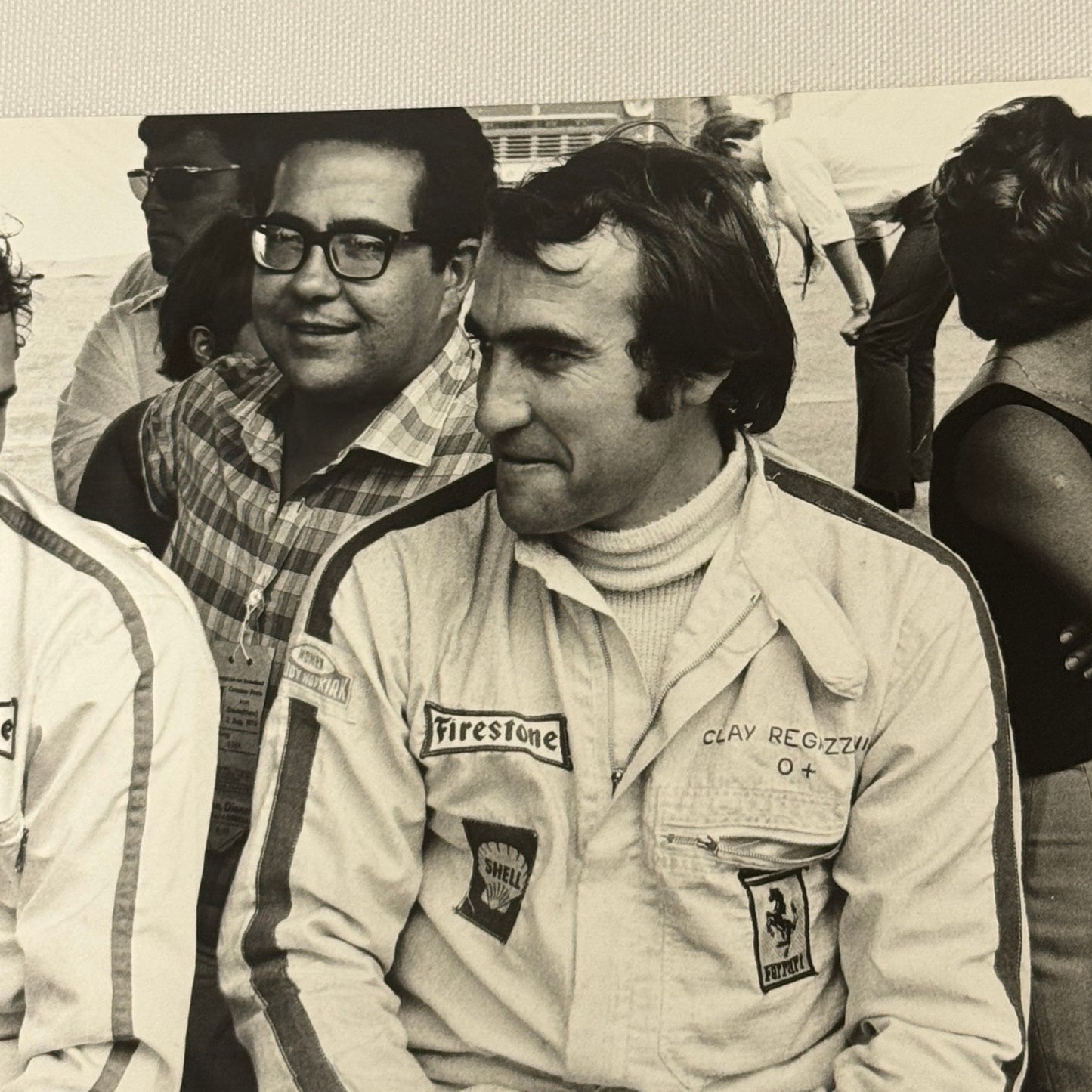 Vintage Racing Photo 1970 German Grand Prix Clay Regazzoni Jacky Ickx Motorsport