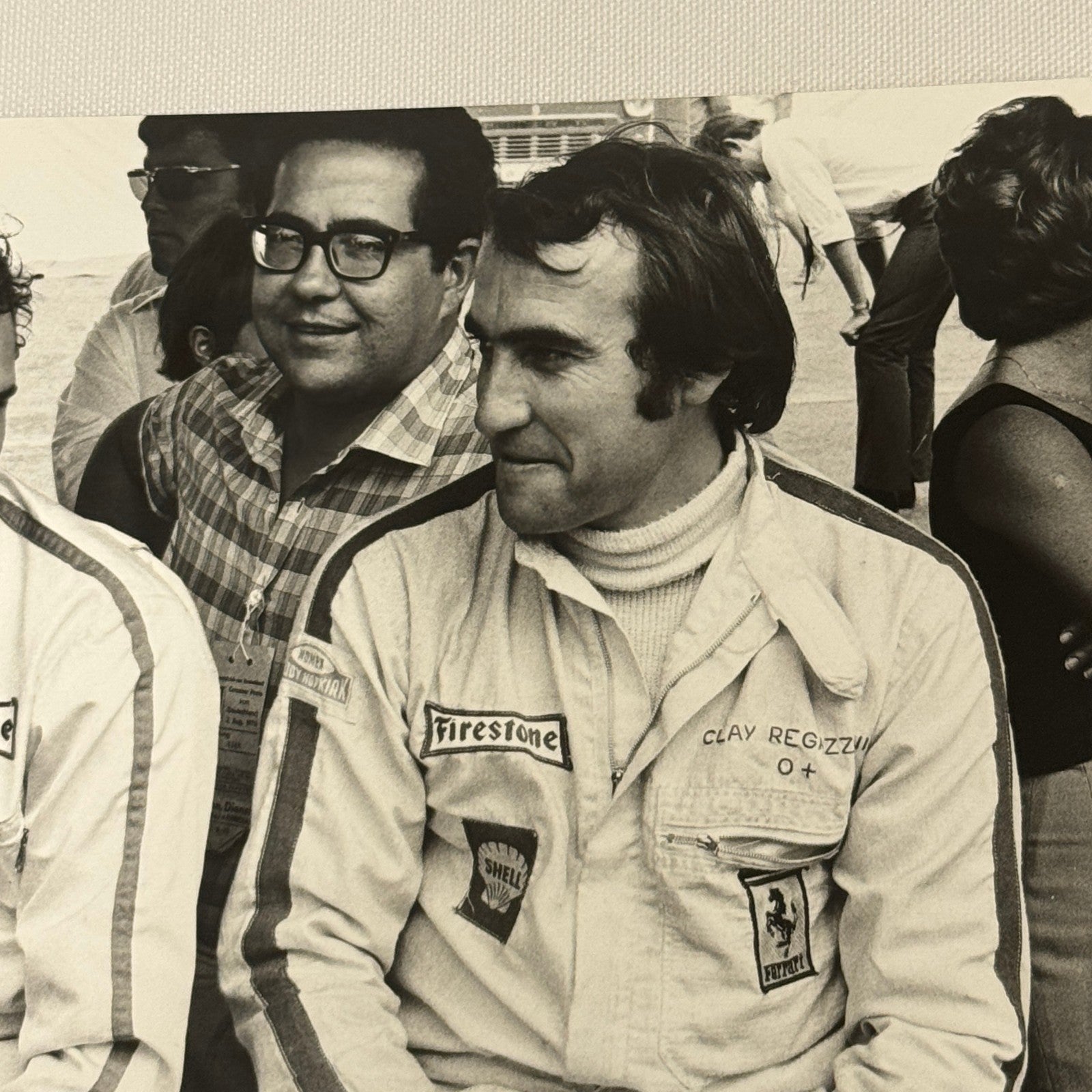 Vintage Racing Photo 1970 German Grand Prix Clay Regazzoni Jacky Ickx Motorsport